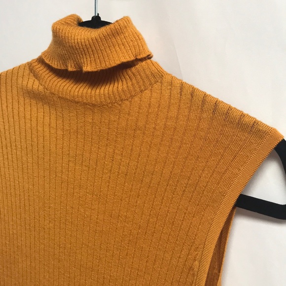 Uniqlo Sweaters 23 Uniqlo Yellow Turtleneck Sleeveless Top Poshmark